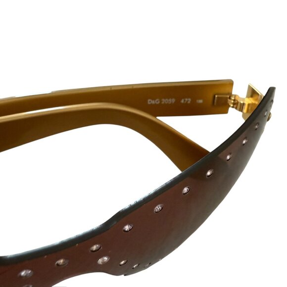 Y2K Dolce & Gabbana Crystal sunglasses 2000s VTG - Picture 5 of 11